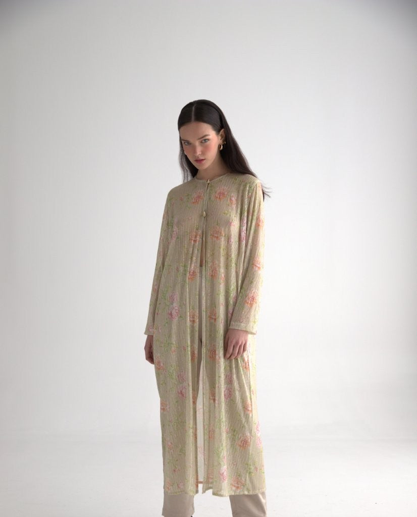 Shimmer Bouquet Kimono