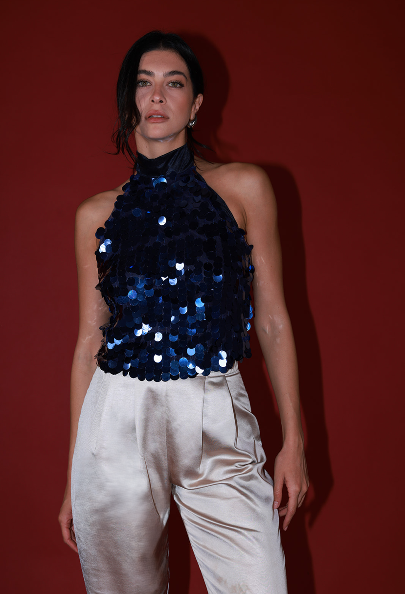 Sapphire Blue Top