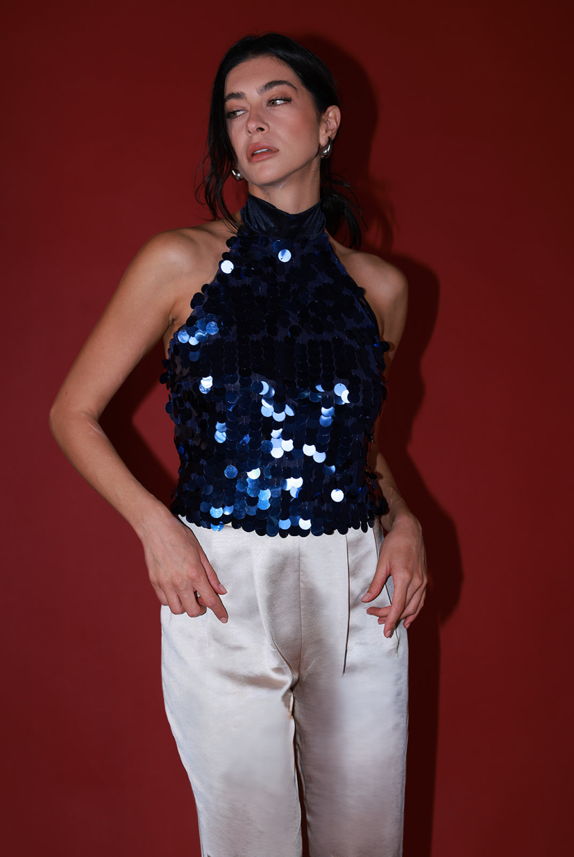 Sapphire Blue Top