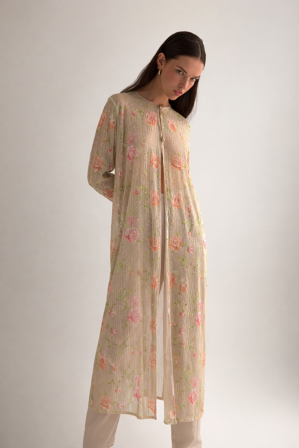 Shimmer Bouquet Kimono