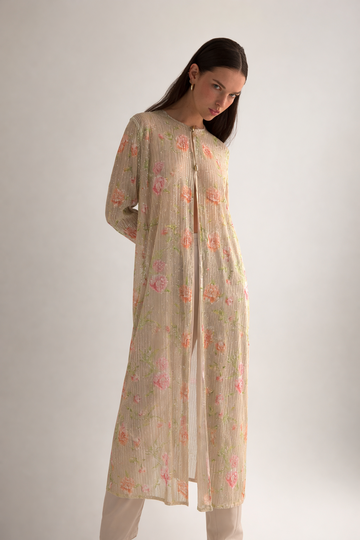 Shimmer Bouquet Kimono