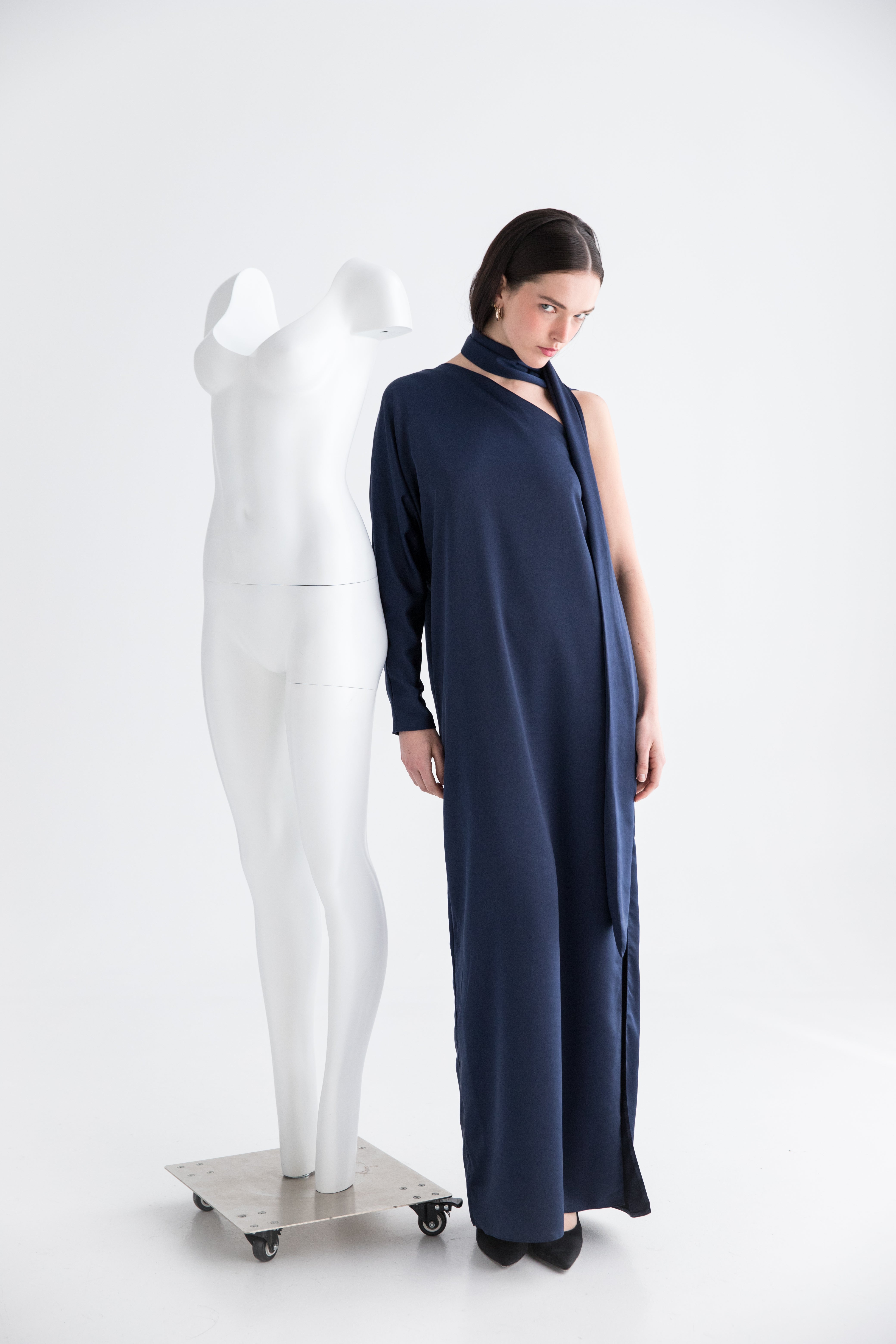 Navy Blue Gown
