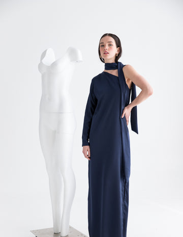 Navy Blue Gown