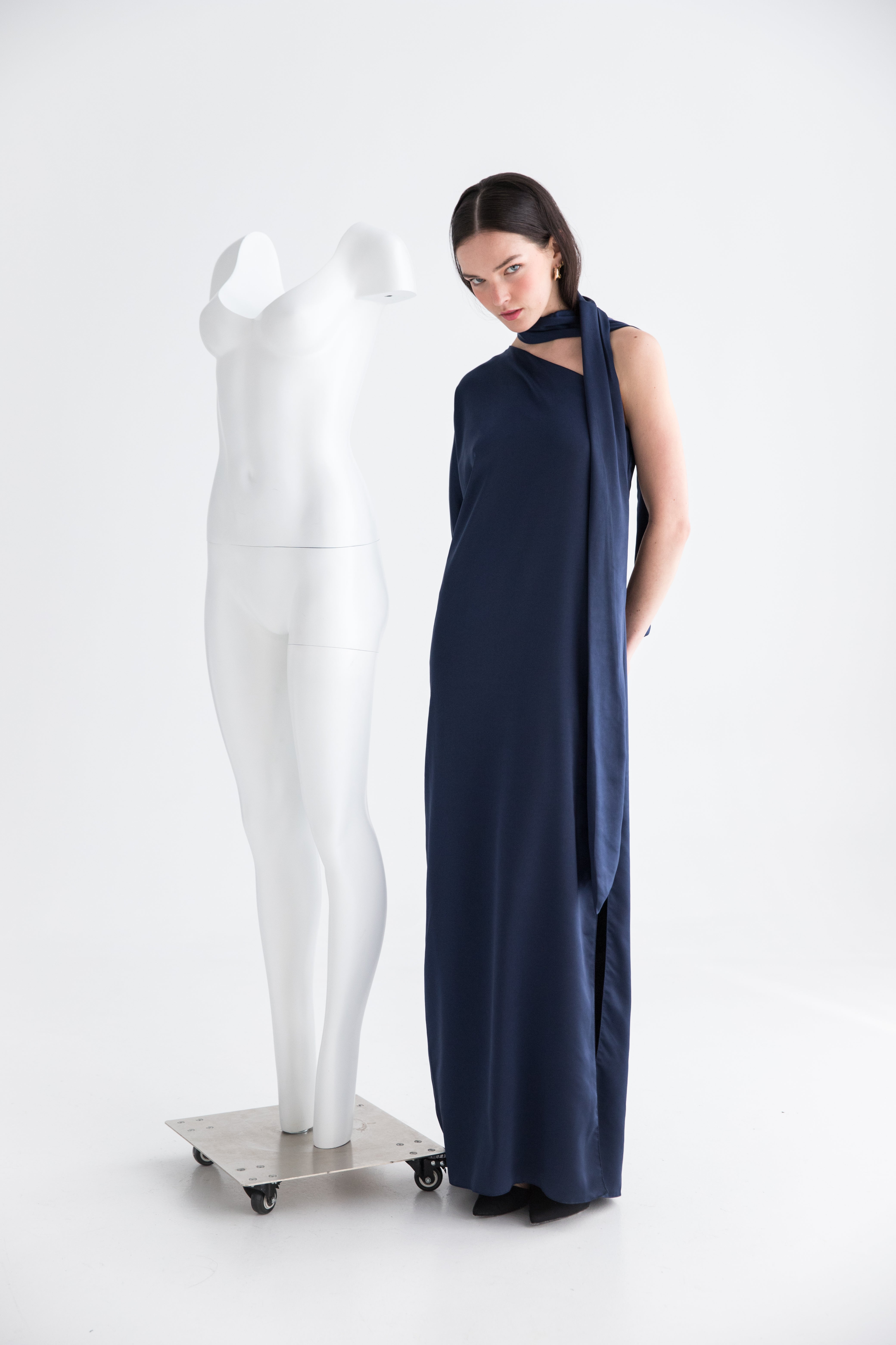 Navy Blue Gown